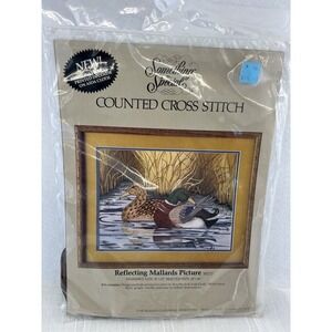 Something Special REFLECTING MALLARDS PICTURE  Counted Cross Stitch Kit #50237